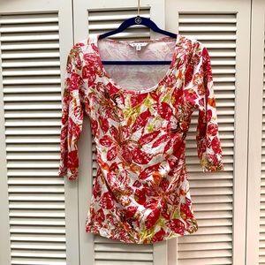 CAbi Floral shirt